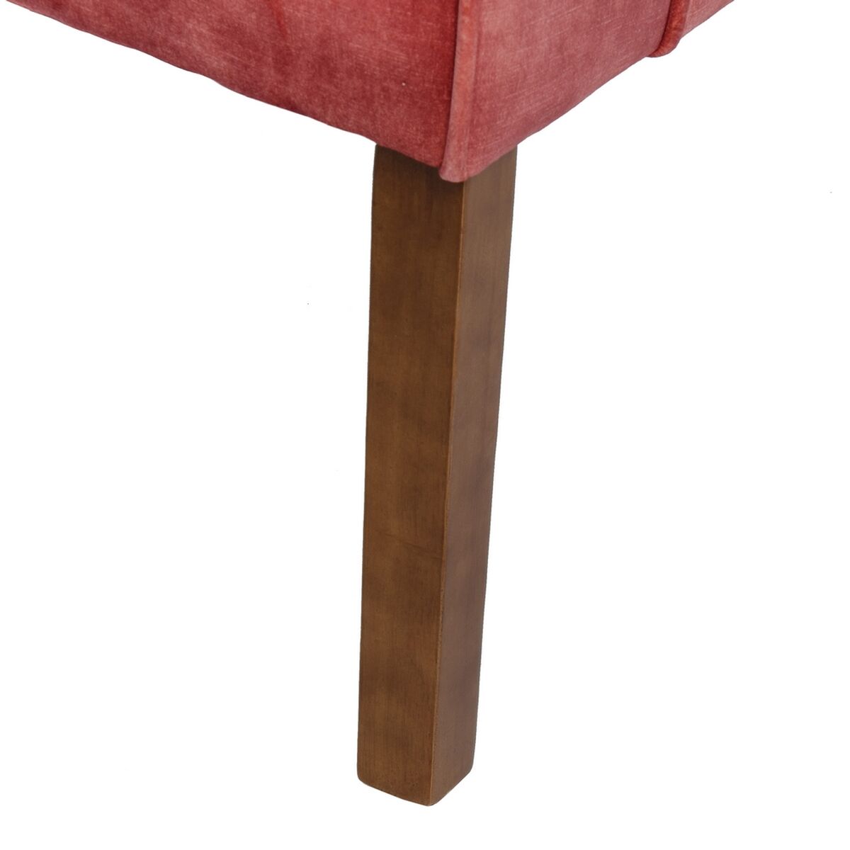 Sessel 77 x 64 x 88 cm synthetische Stoffe Holz Dunkelrot