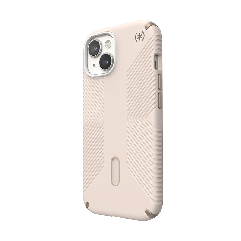 Speck Presidio2 Grip ClickLock MagSafe Apple iPhone 15 (Bleached Bone/Heirloom Gold/Hazel Brown)