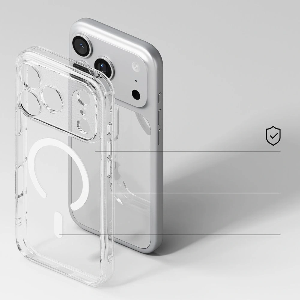 Etui Ringke Fusion Magnetic MagSafe do Apple iPhone 17 Pro Max Clear