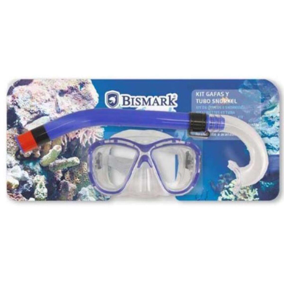 Snorkel Goggles and Tube Bismark PVC Adults