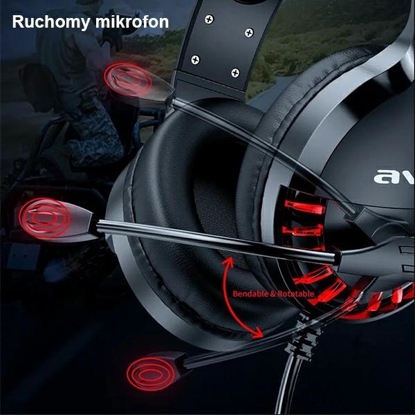 AWEI Gaming Headphones ES-770i with microphone black