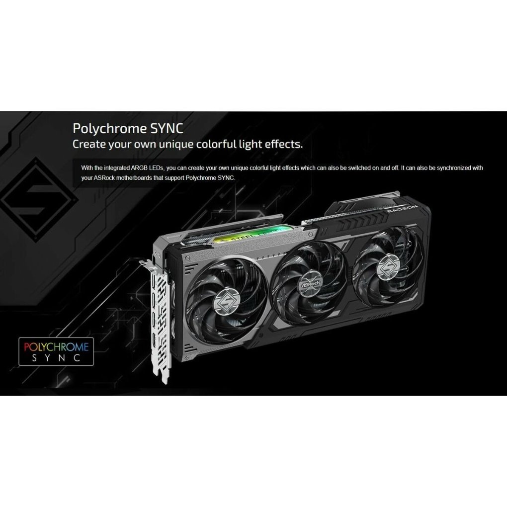 Graphics card ASRock RX9070XT SLD 16G GDDR6 radeon rx 9070 xt 16 GB