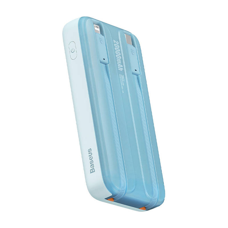 Baseus Comet Powerbank 10000mAh 22.5W + USB-A/USB-C Cable (blue)