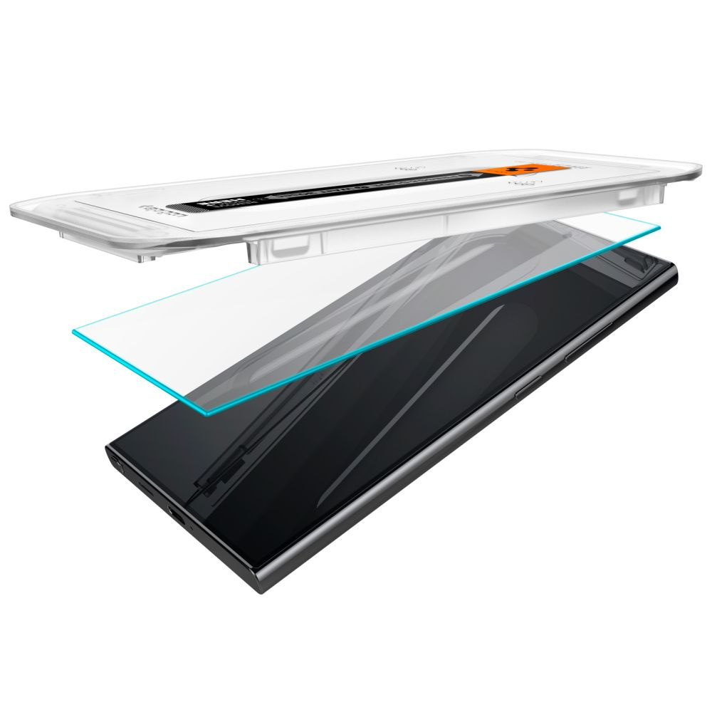 Spigen GLAS.tR ez Fit Samsung Galaxy S24 Ultra Clear [2 PACK]
