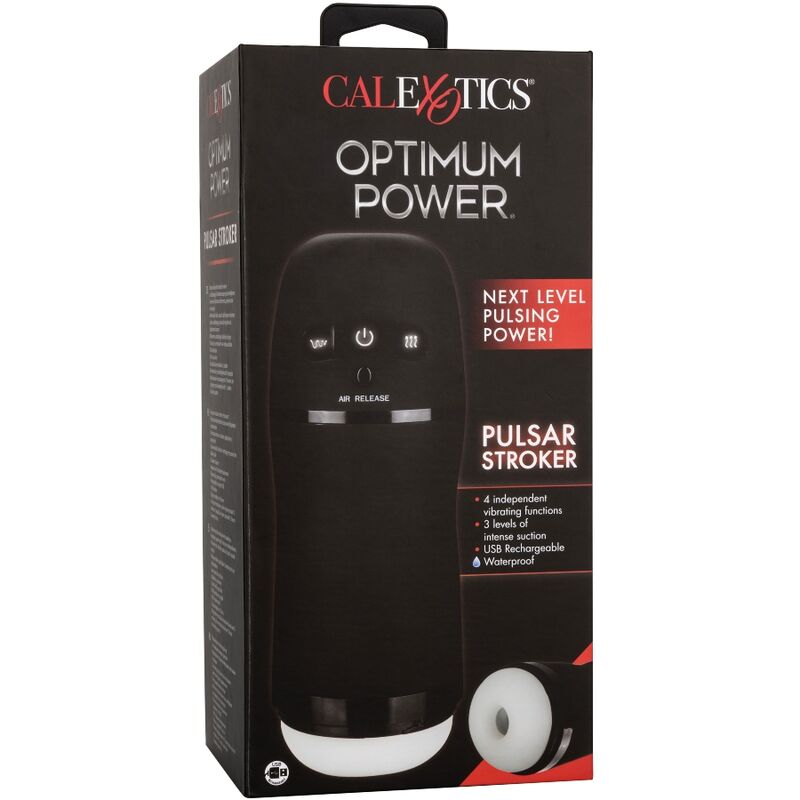 CALEX OPTIMUM POWER STROKER VIBRATING AND SUCTION FUNCTIONS