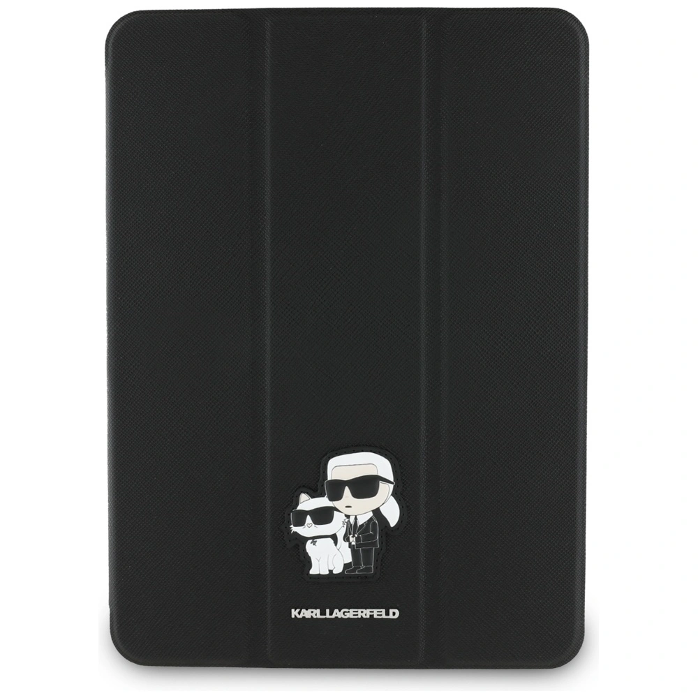 Karl Lagerfeld KLFC11RM24SAKCK Apple iPad Air 11" 2024 (6 gen) Book Cover Saffiano Magnetic Karl &Choupette black