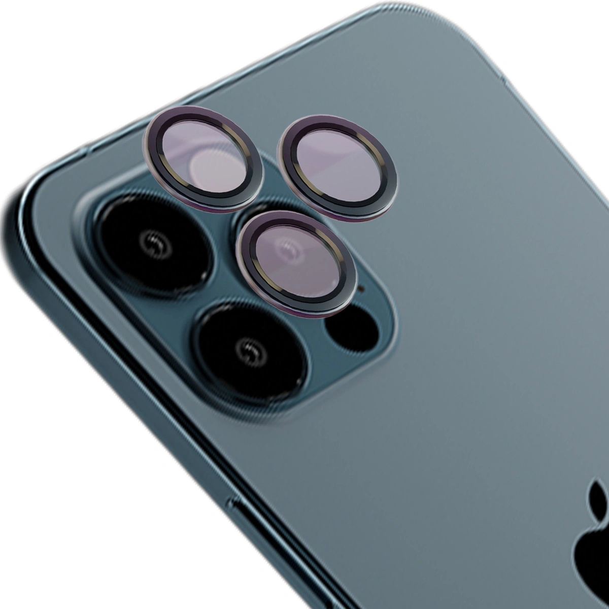Bizon Glass Snap Lens Apple iPhone 12 Pro Max grey frame