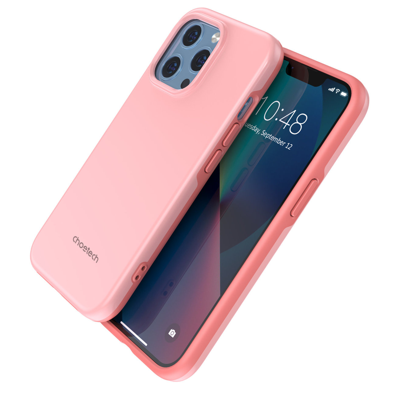 Choetech PC0114-MFM-PK MFM Anti-drop Made For MagSafe Apple iPhone 13 Pro Max pink