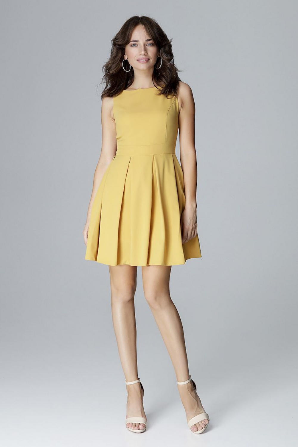  Cocktail dress model 123545 Lenitif  yellow