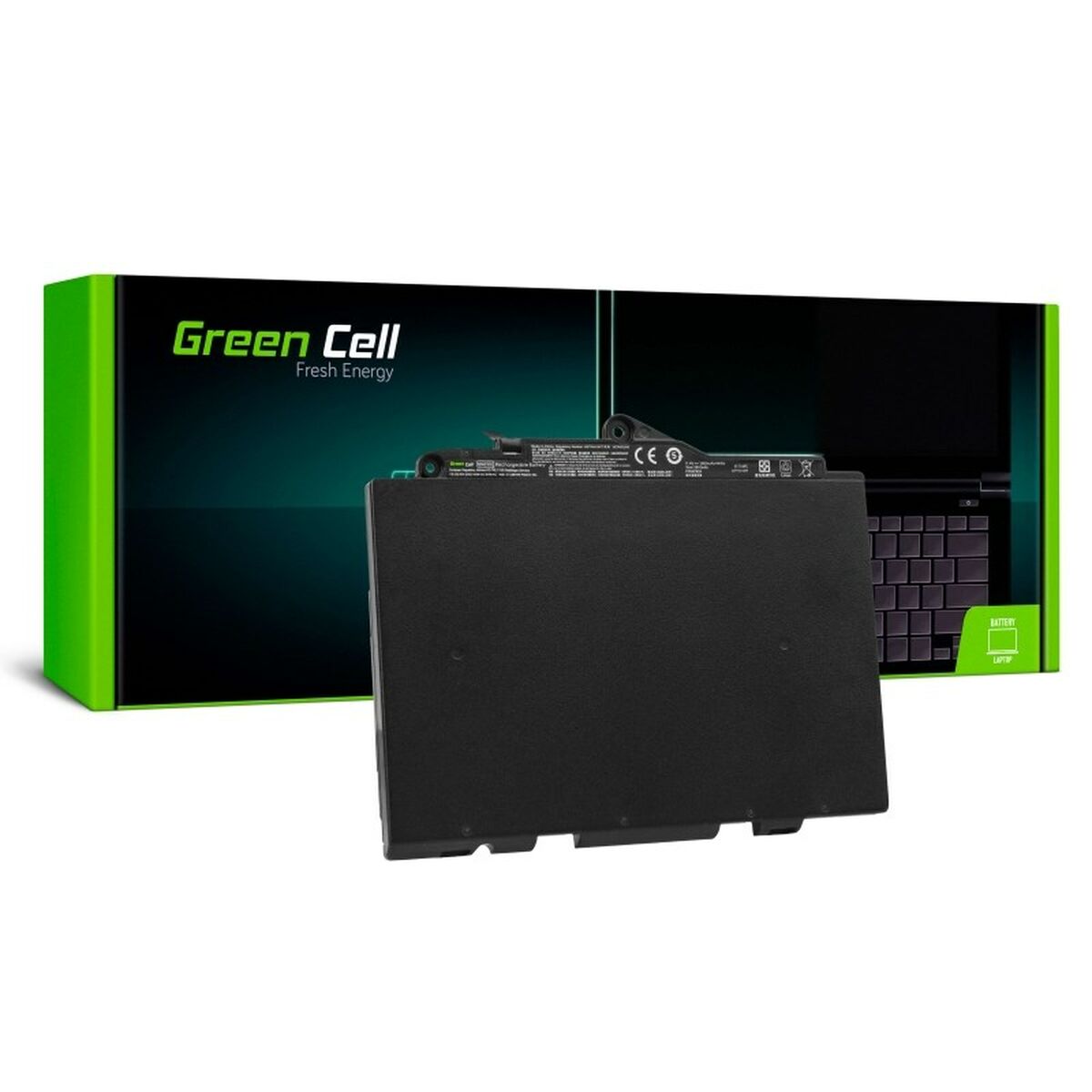 Notebook Battery Green Cell HP143 Black 850 mAh