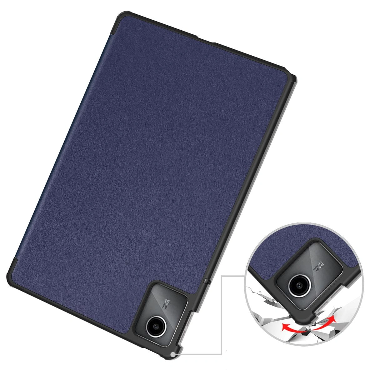 Bizon Case Tab Croc Lenovo Tab M11 navy blue