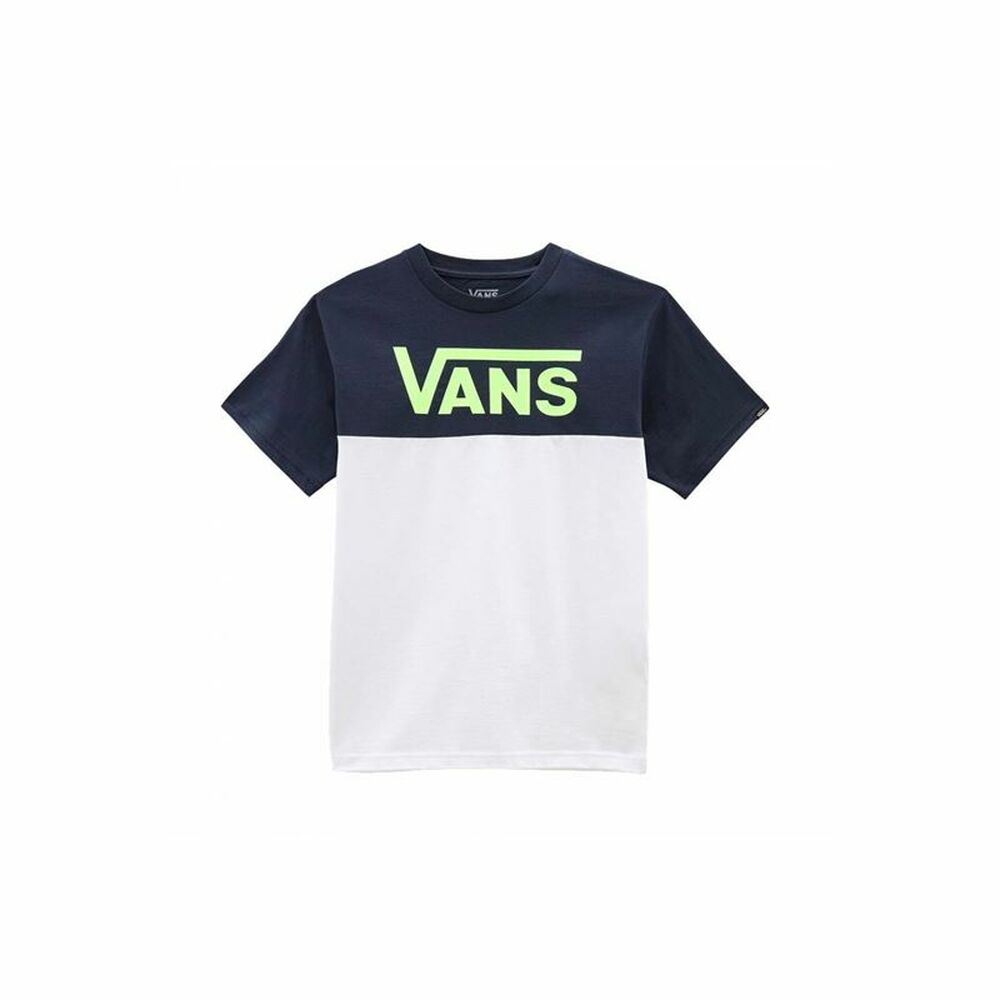 Children’s Short Sleeve T-Shirt Vans Classic Block Dark blue