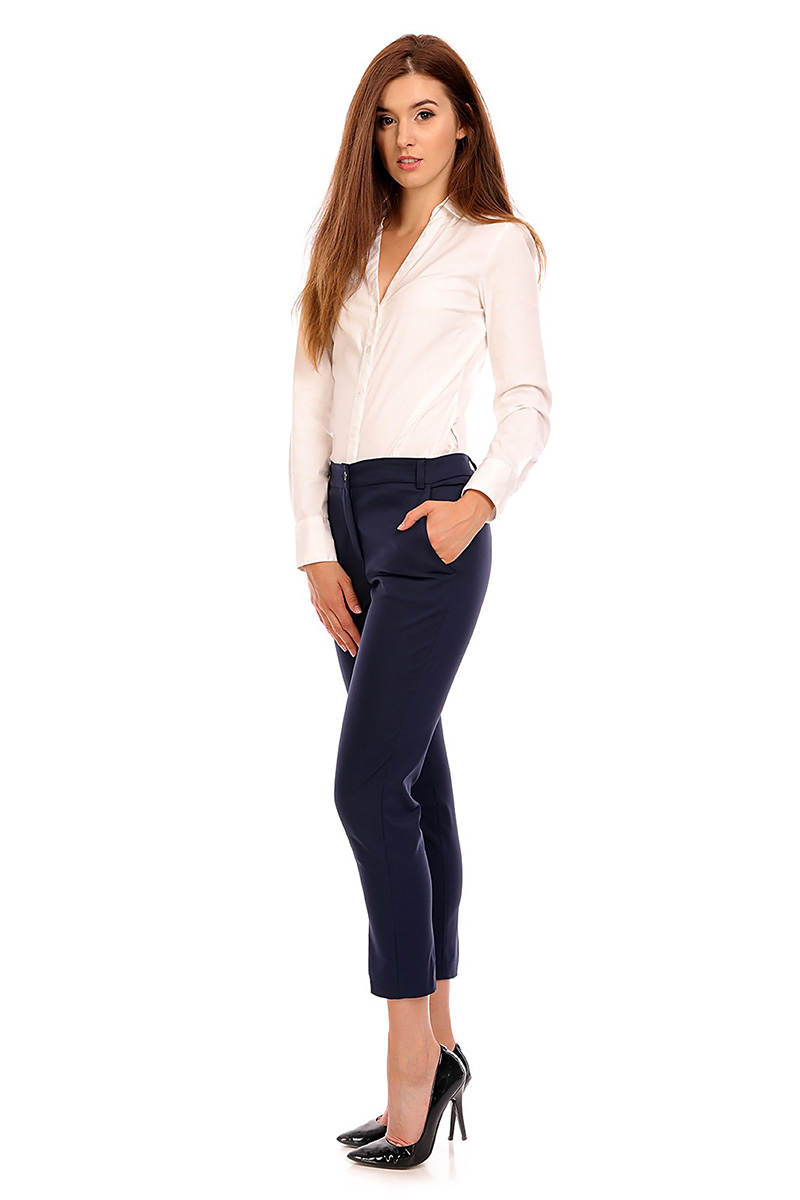  Women trousers model 118959 Cabba  navy blue