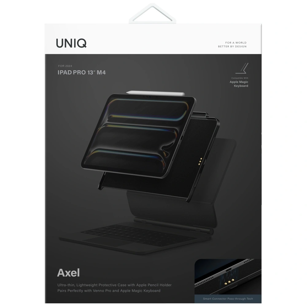 Etui UNIQ Axel do Apple iPad Pro 13" 2024 (7. generacji) czarny