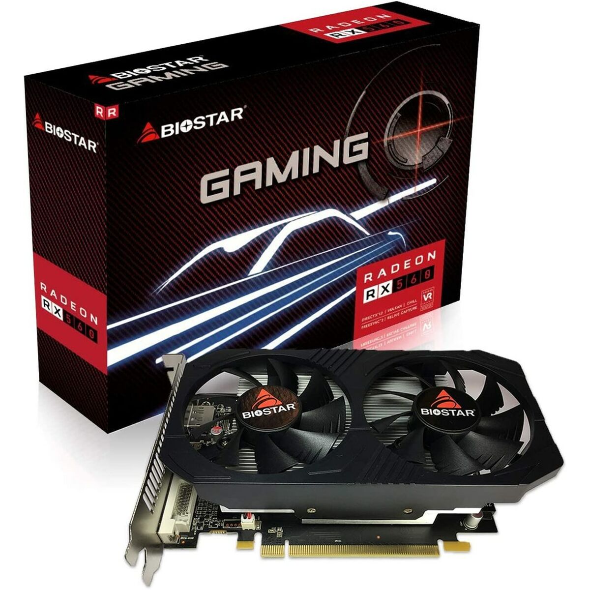 Biostar VA5615RF41 4 GB GDDR5 AMD Radeon RX 560 Graphics card 