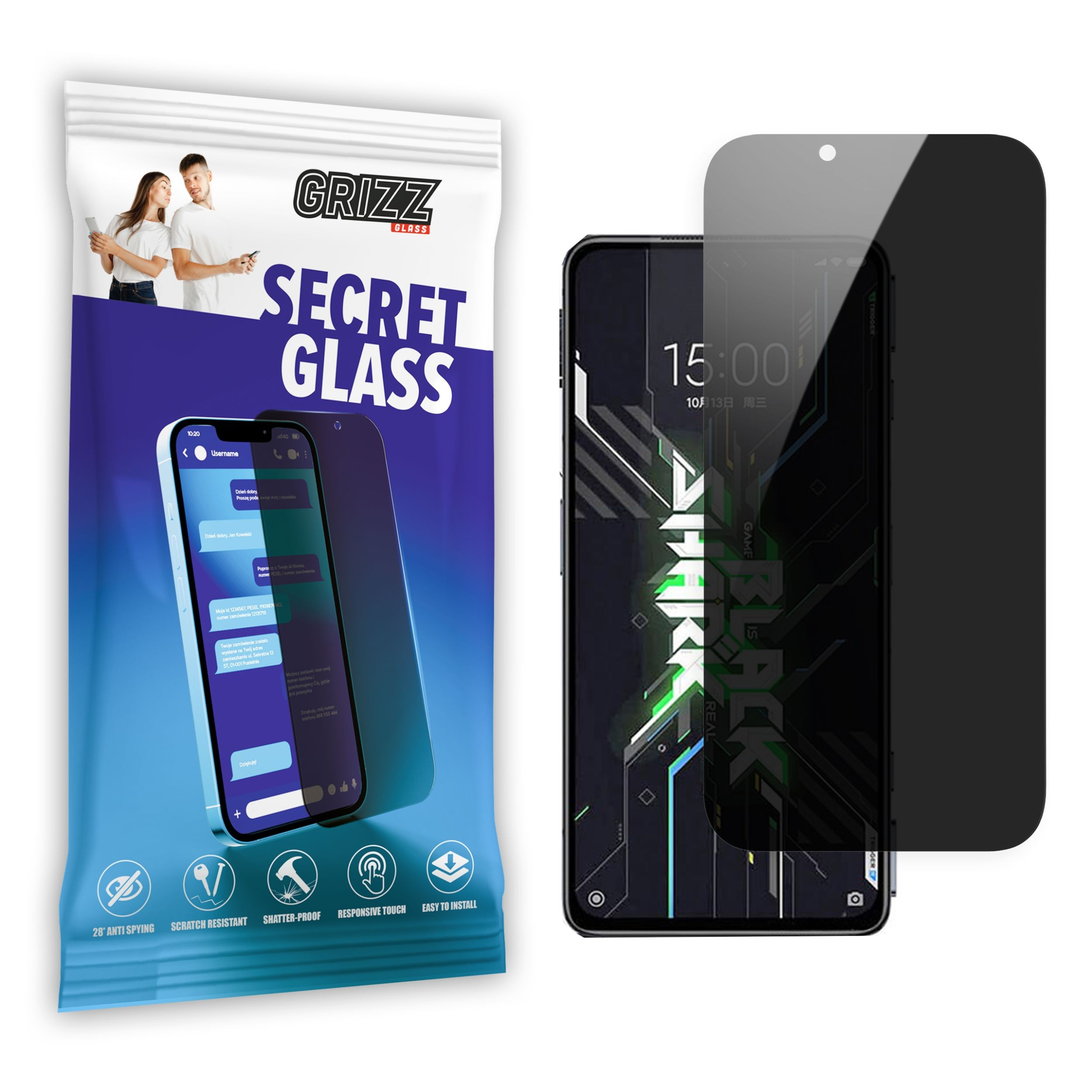 GrizzGlass SecretGlass Xiaomi BlackShark 4S Pro