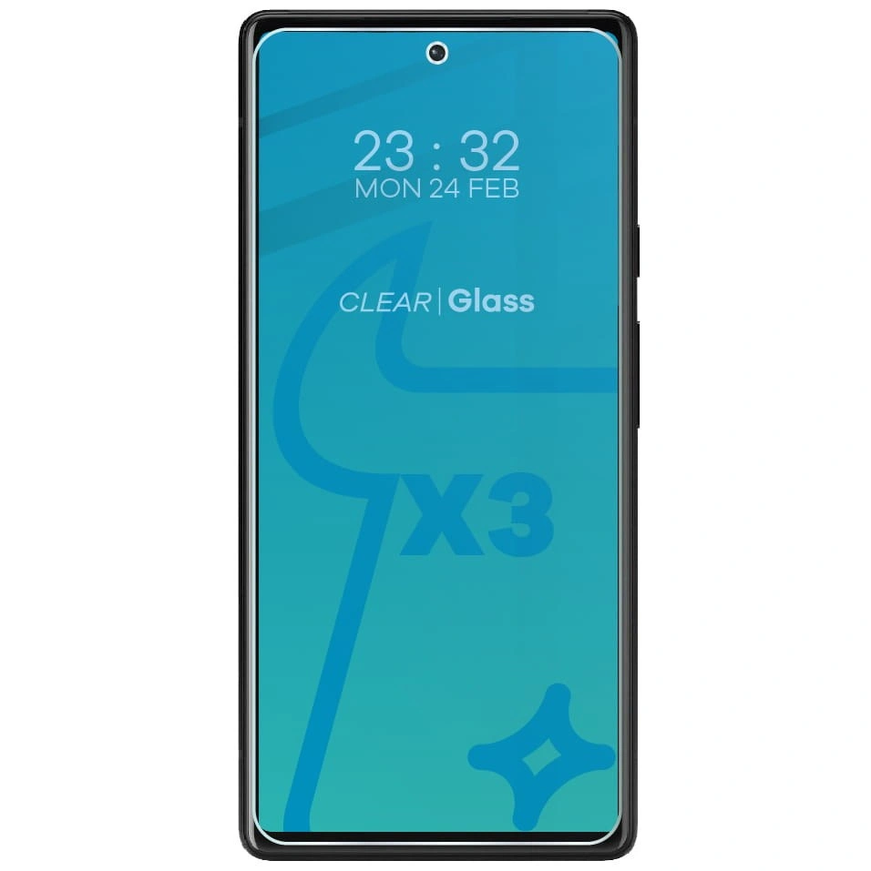 Bizon Glass Clear tempered glass - 3 pcs. + lens glass Google Pixel 6