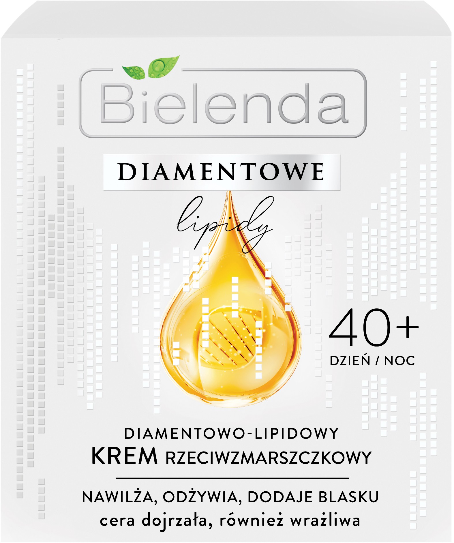 Bielenda Diamentowe Lipidy 40+ Diamentowo-Lipidowy Krem przeciwzmarszczkowy na dzień i noc 50ml