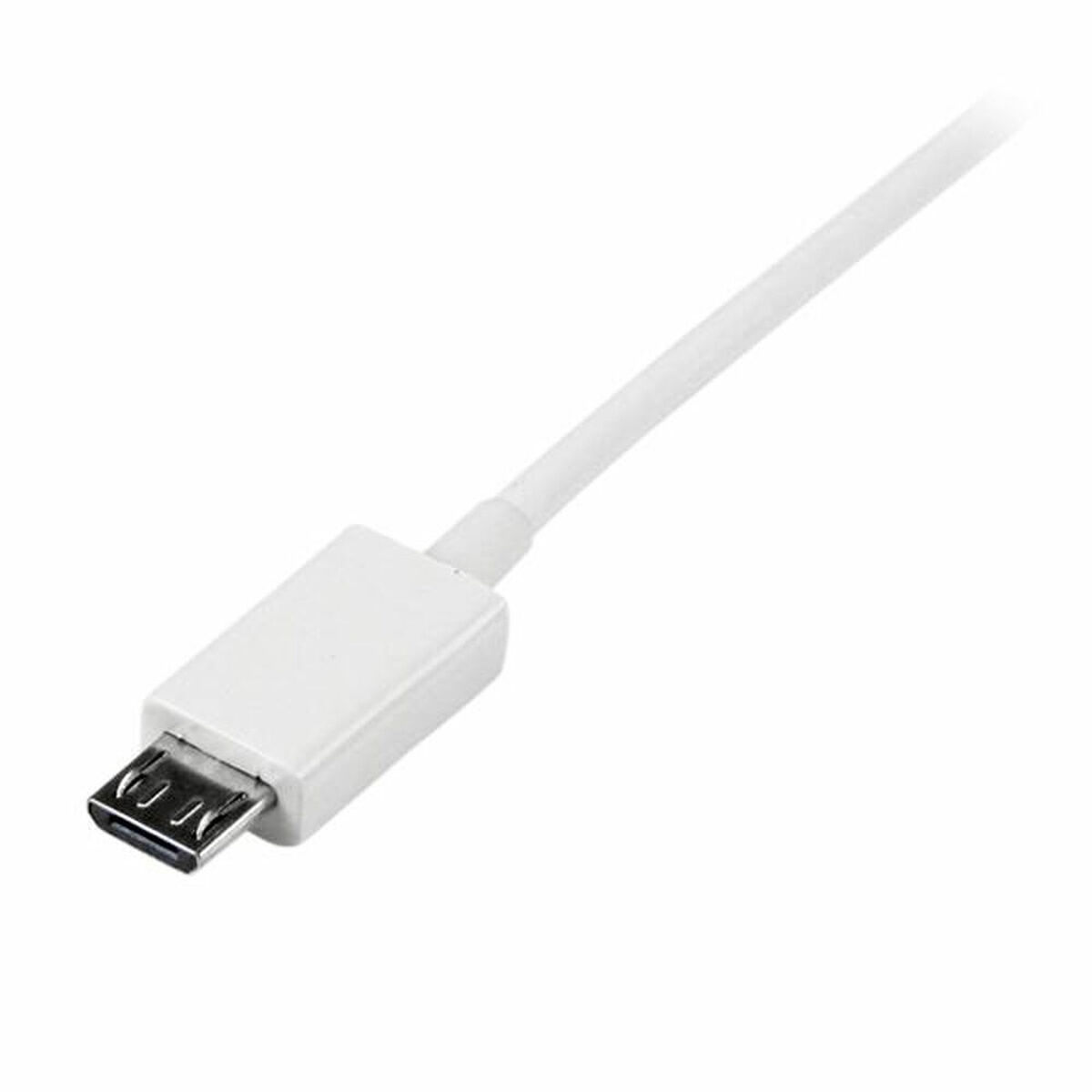 USB Cable to micro USB Startech USBPAUB1MW White 1 m