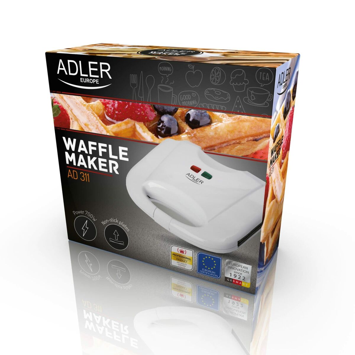 Waffle Maker Camry AD311 White 700 W