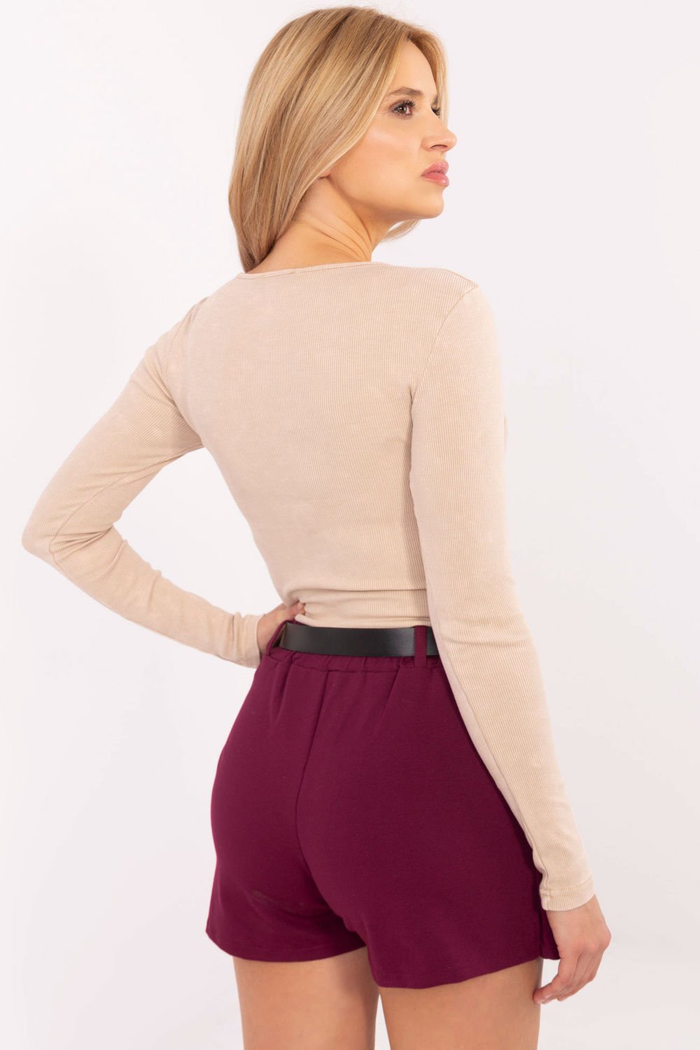  Blouse model 204405 Factory Price  beige