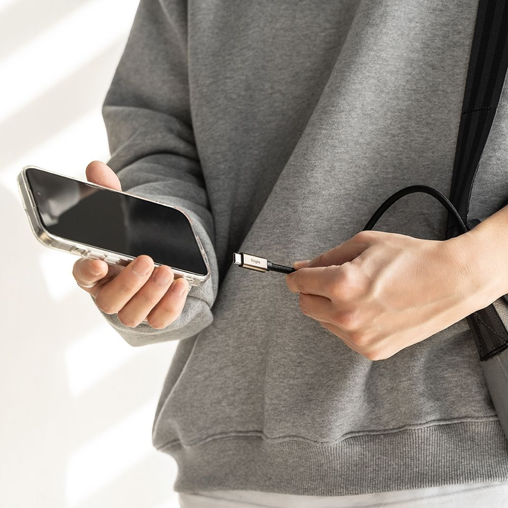 Ringke USB-C / USB-C 3.2 Gen 2x2 cable PD 240W 100cm Black