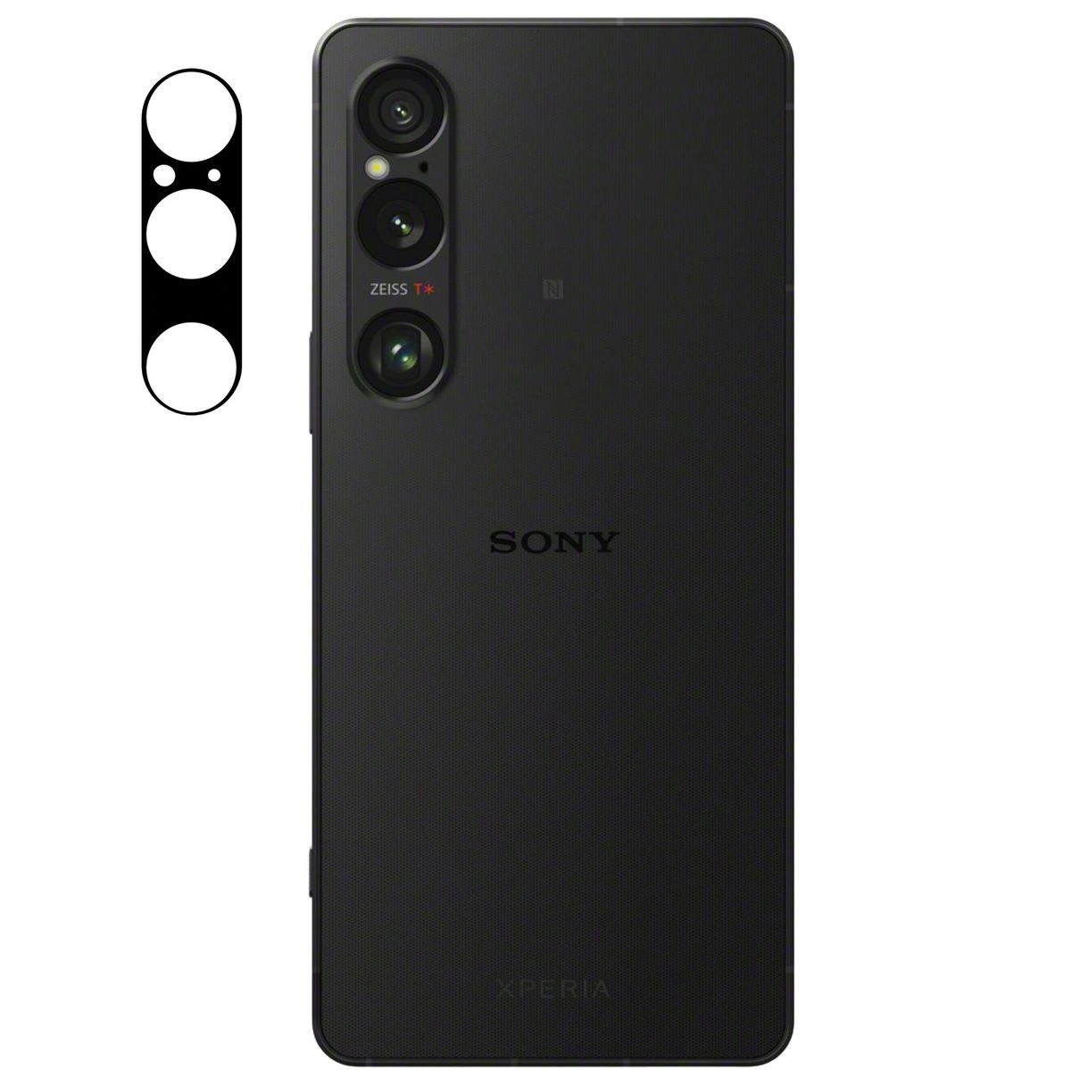 BIZON Edge 2x screen glass + camera glass Sony Xperia 1 VI