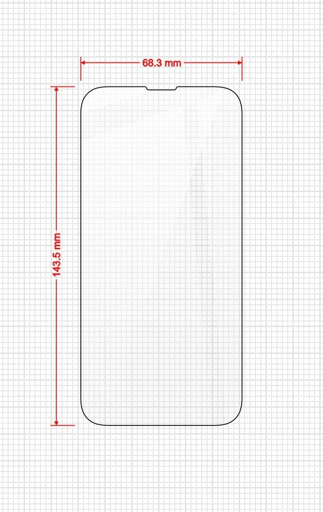 GrizzGlass HybridGlass Easy Apple iPhone 13 [2 PACK]