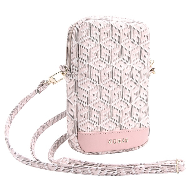 Guess GUWBZPGCSPGP Zip GCube Bottom Stripe pink