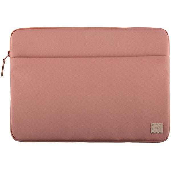 UNIQ Vienna laptop Sleeve 14 inch Waterproof RPET peach pink