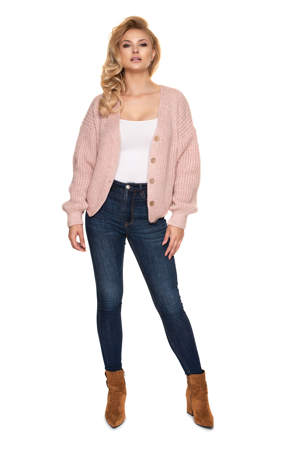  Cardigan model 156914 PeeKaBoo  pink
