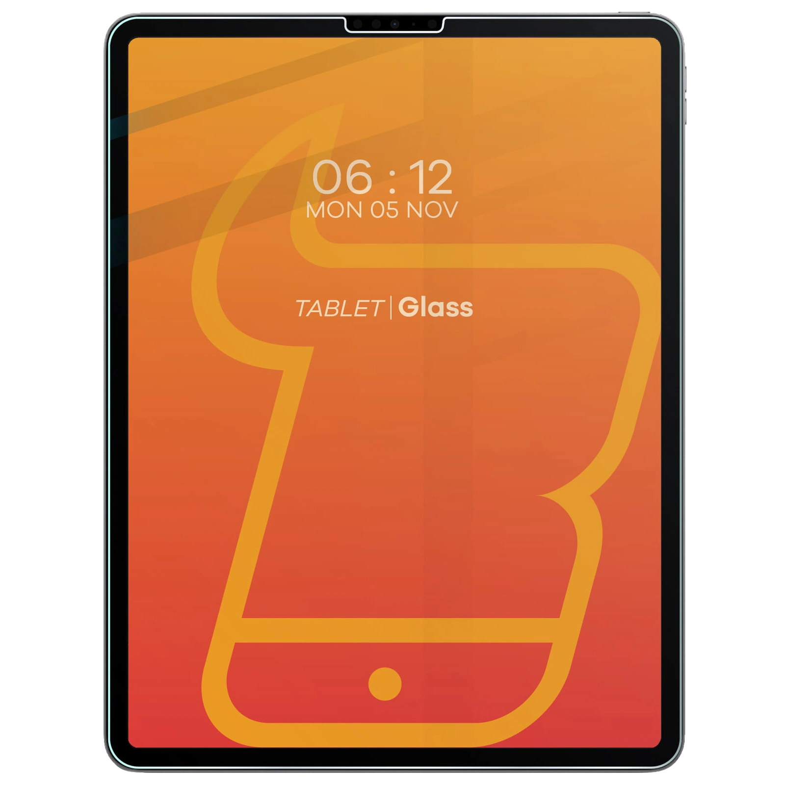 Bizon Glass Tab Clear Apple iPad Pro 12.9 2022/2021/2020/2018 [2 PACK]