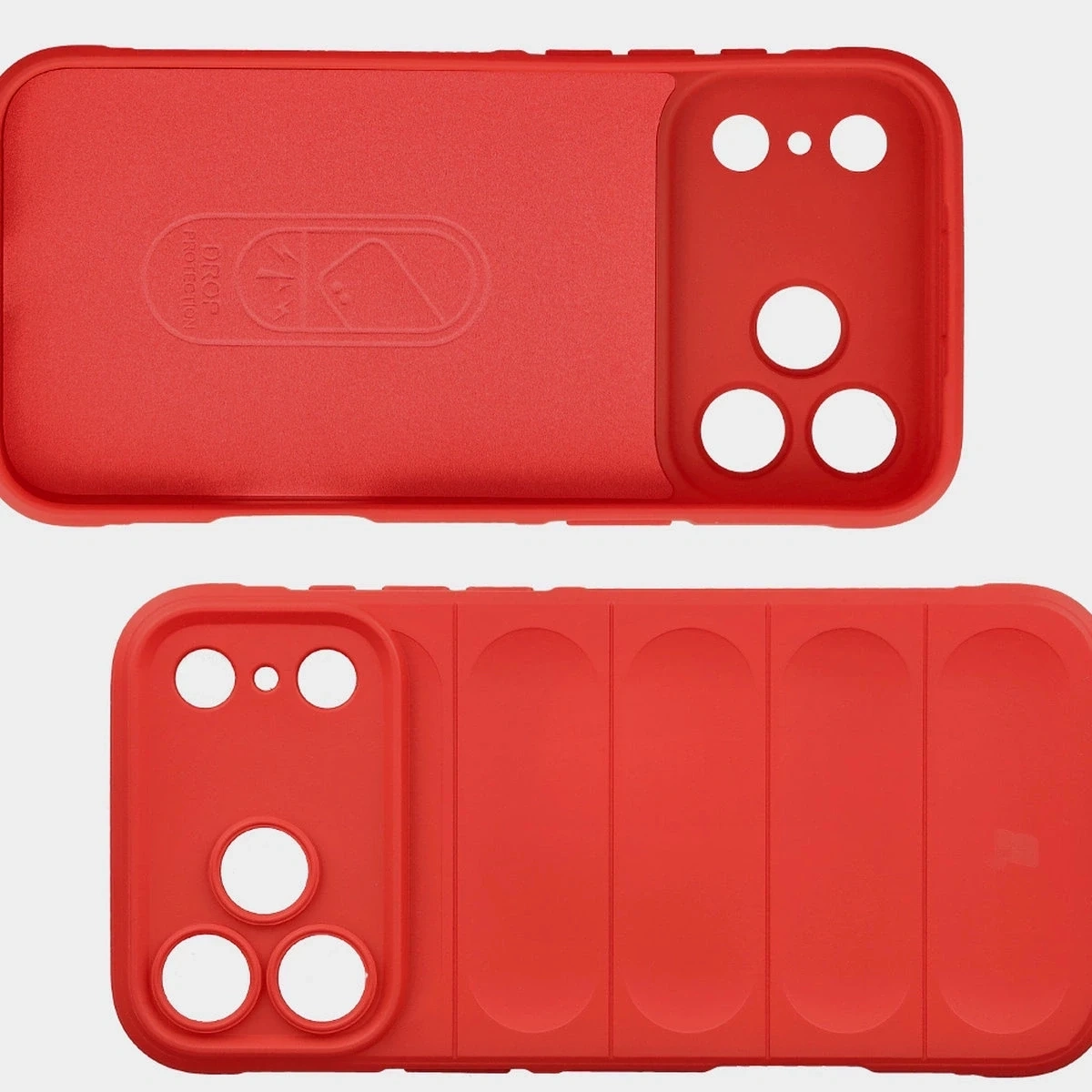 Pancerne etui Bizon Case Tur do Apple iPhone 17 Pro Max czerwone
