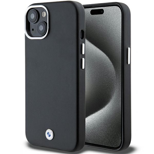BMW BMHMP15S23PUFWK Apple iPhone 15 / 14 / 13 Signature Wrapped Metal MagSafe black
