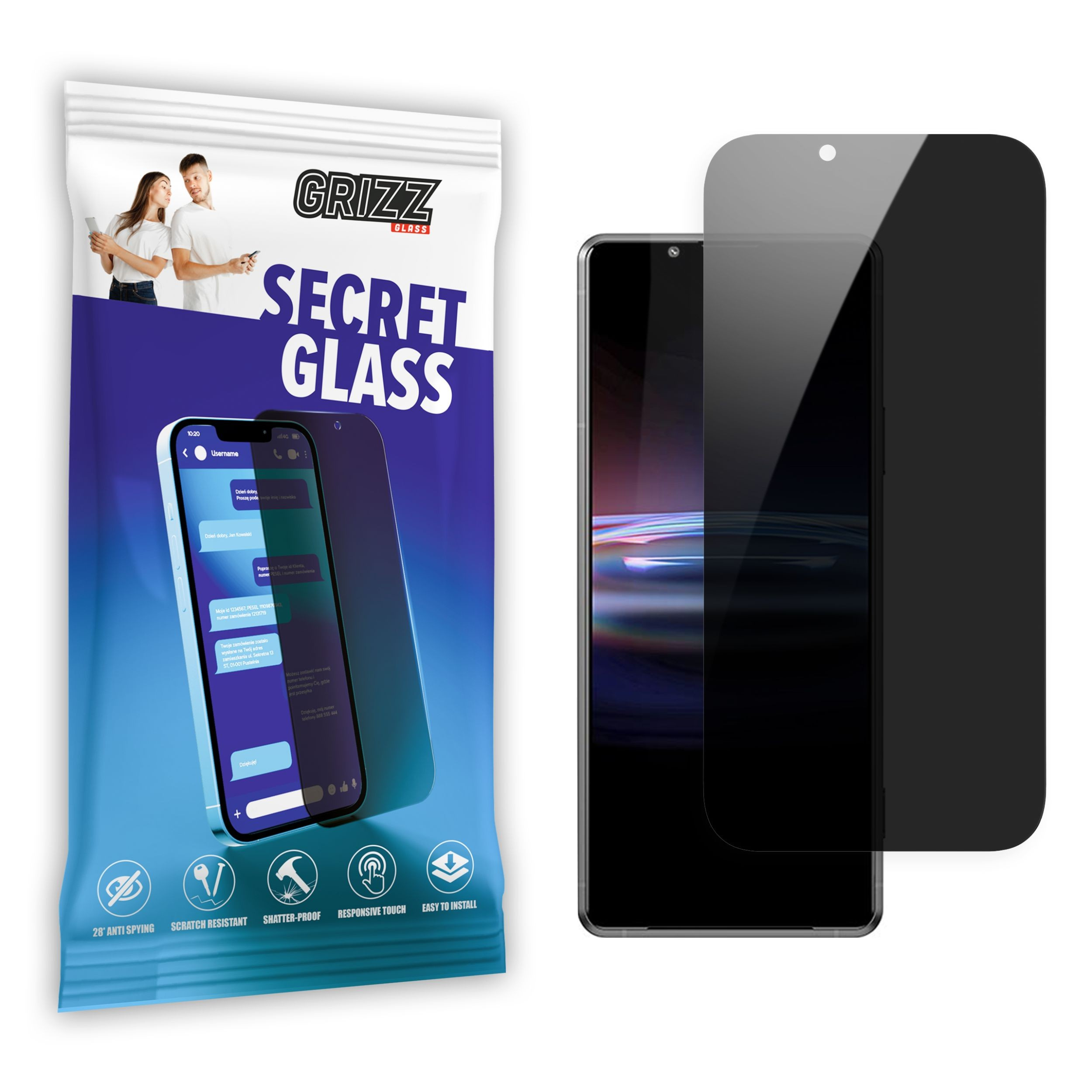 GrizzGlass SecretGlass Sony Xperia Pro-I