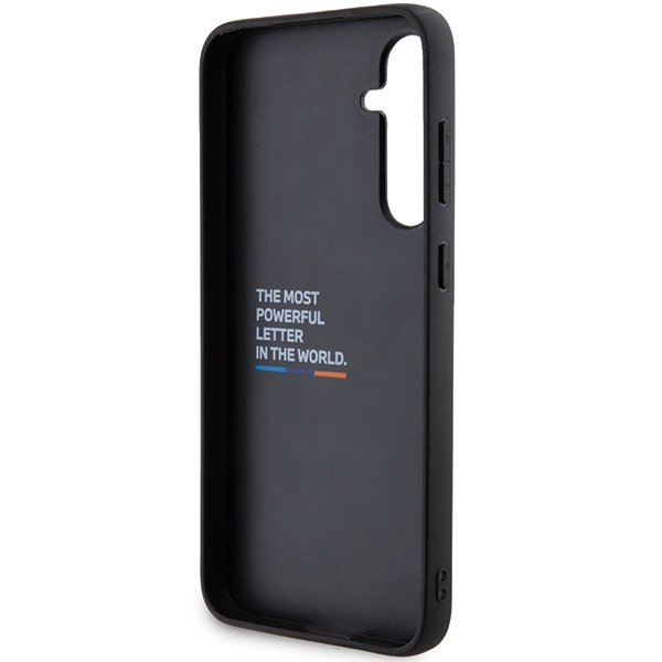 BMW BMHCS23FE22NBCK Samsung Galaxy S23 FE Leather Carbon black