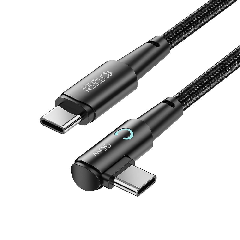 Tech-protect Ultraboost L USB-C/USB-C Cable 60W 6A 200cm Grey