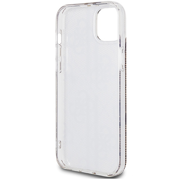 Guess GUHCP15MH4PSEGW Apple iPhone 15 Plus / 14 Plus hardcase IML 4G Gold Stripe brown