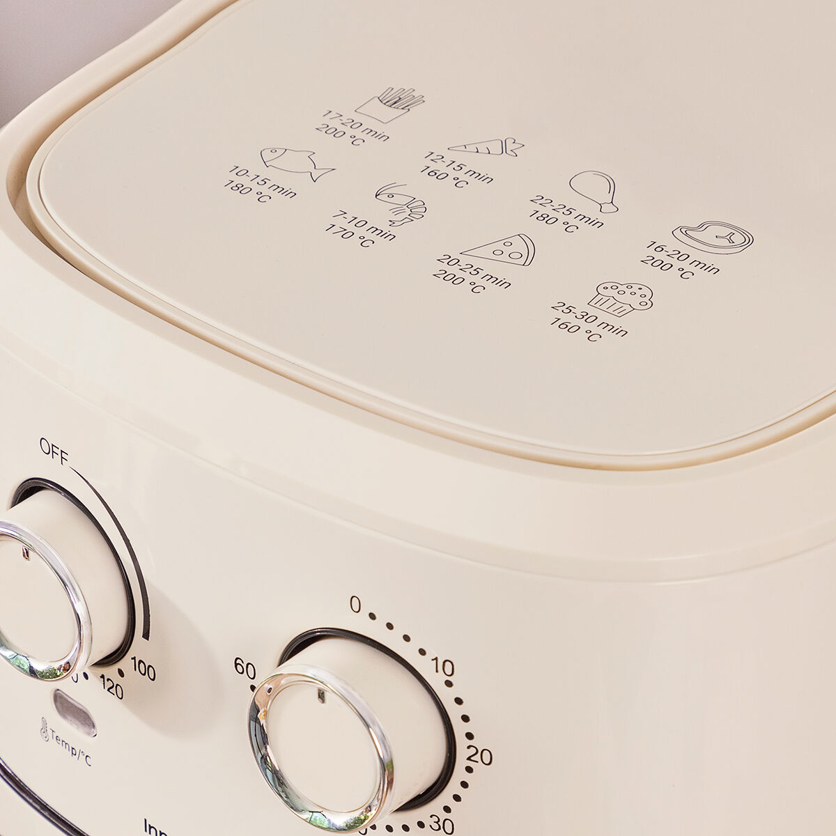 No-Oil Fryer InnovaGoods Vynner Pro 6500 Stainless steel Cream 1700 W 6,5 L No-Oil Fryer InnovaGoods Vynner Pro 6500 Stainless steel Cream 1700 W 6,5 L