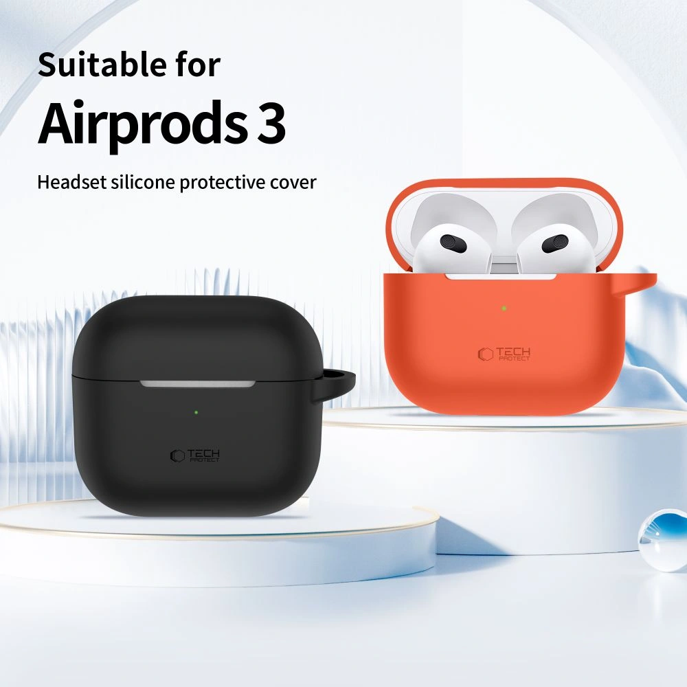 Tech-Protect Silicone Hook Apple Airpods 3 Caffe Latte