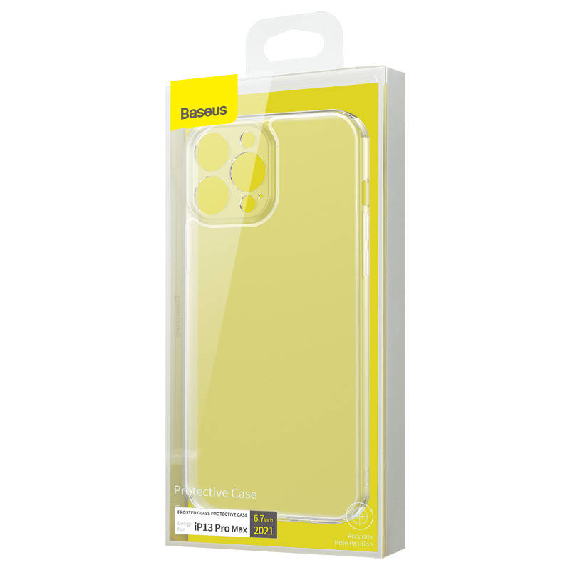 Baseus Frosted Glass Apple iPhone 13 Pro Max (clear)