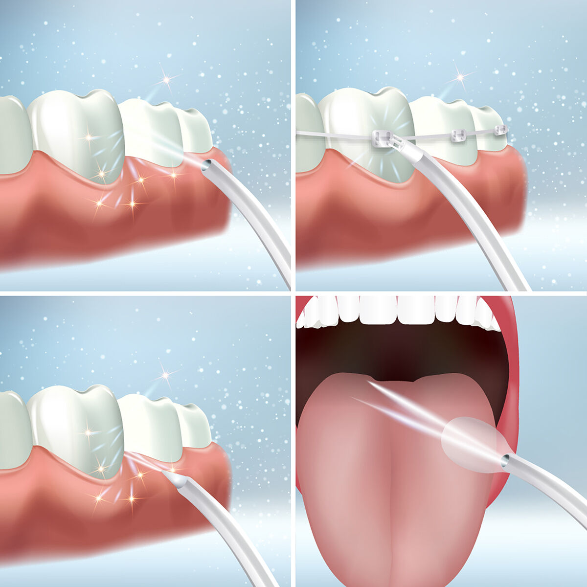 Portable Rechargeable Oral Irrigator Denter InnovaGoods Portable Rechargeable Oral Irrigator Denter InnovaGoods