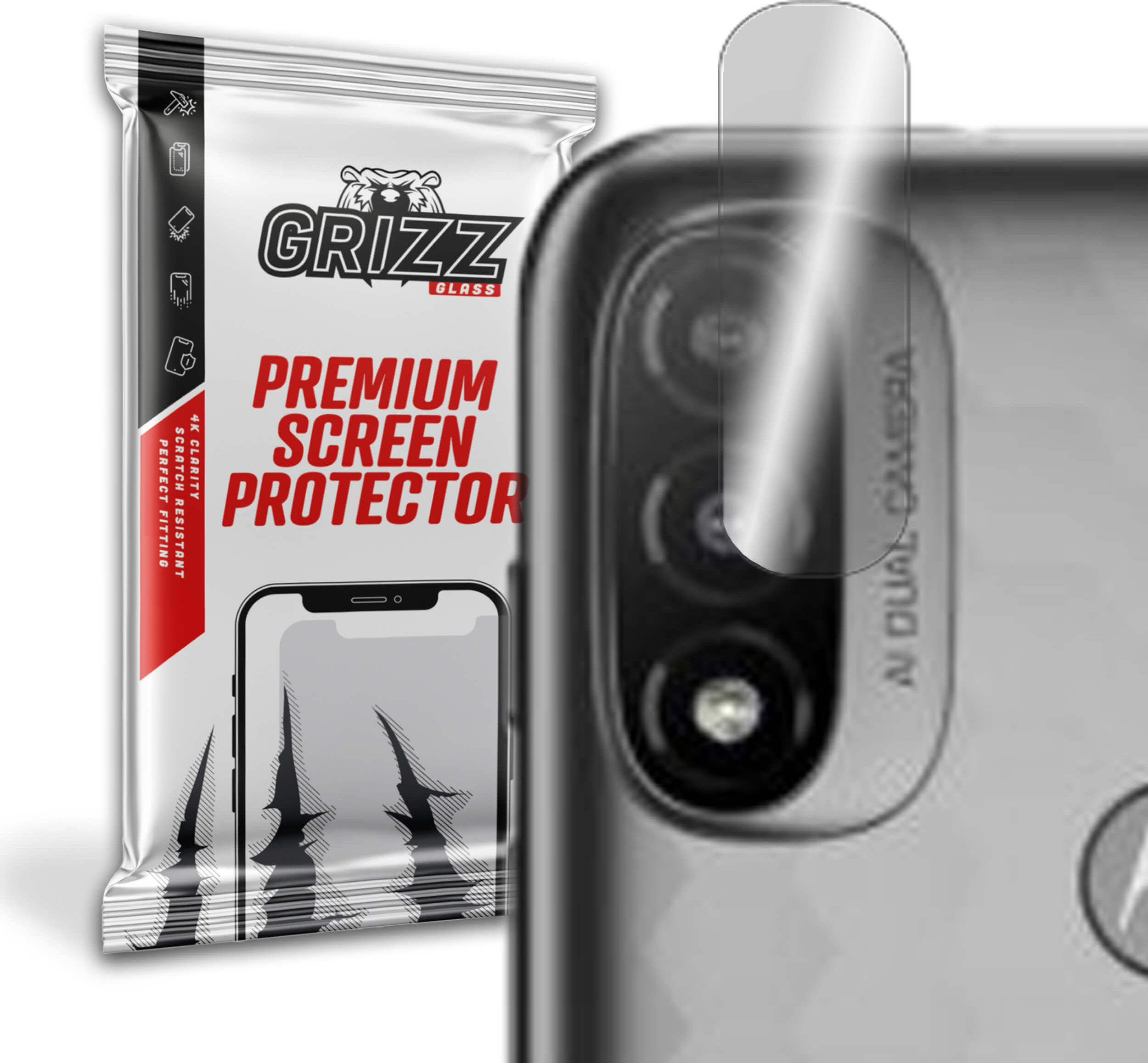 GrizzGlass HybridGlass Camera Motorola Moto E20