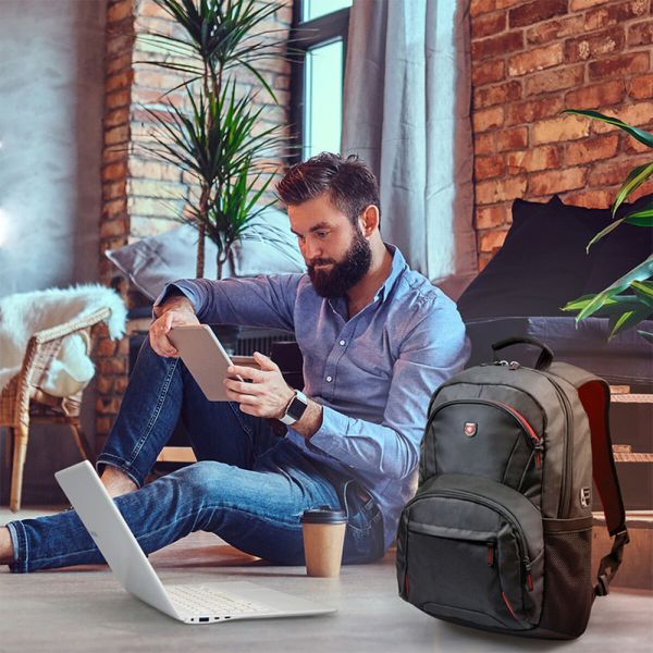 Laptop Backpack Port Designs HOUSTON Black Laptop Backpack Port Designs HOUSTON Black