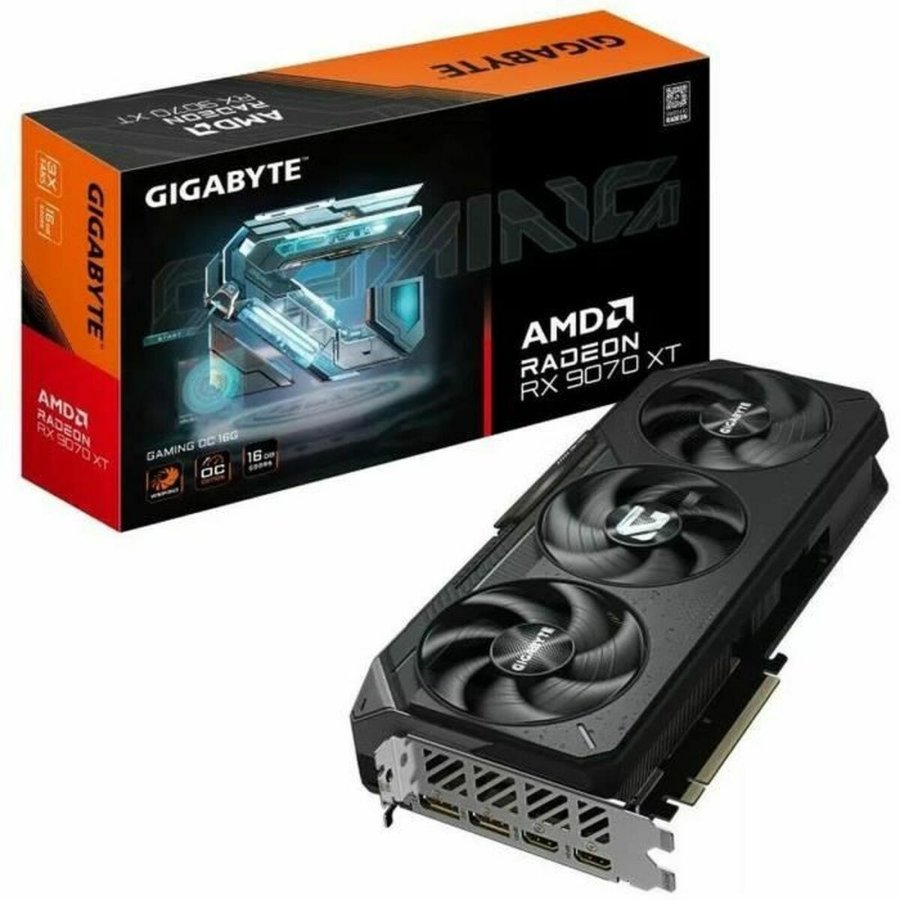 Graphics card Gigabyte 9VR907XTGO-00-G10 radeon rx 9070 xt 16 GB GDDR6 Graphics card Gigabyte 9VR907XTGO-00-G10 radeon rx 9070 xt 16 GB GDDR6
