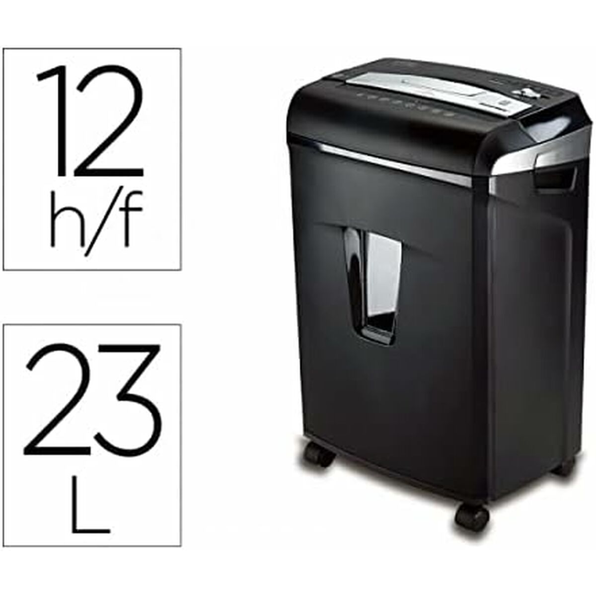 Paper Shredder Q-Connect KF18092 14 L 12 Sheets