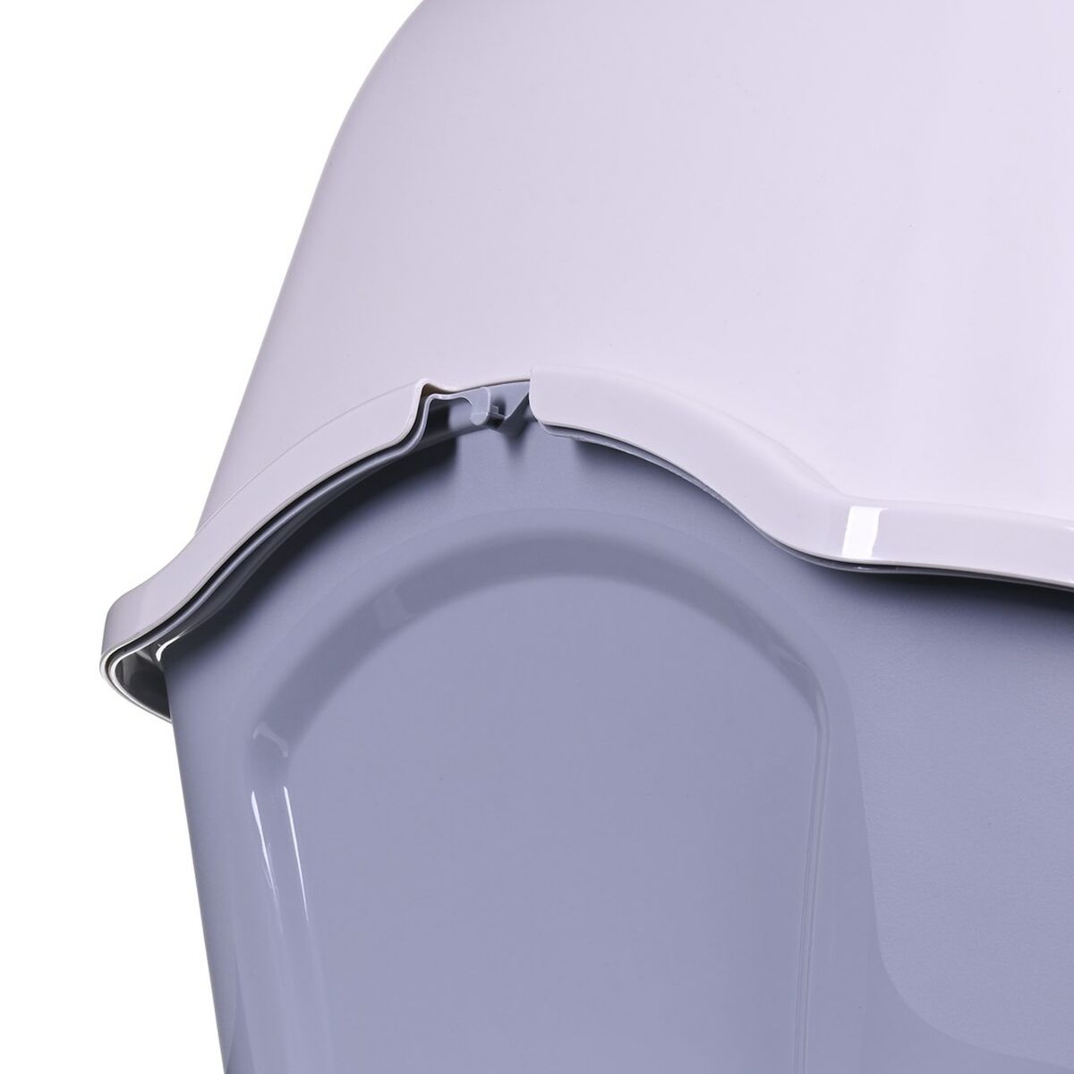 Cat Litter Box Diamentiq 4004508810DIA White Grey Plastic 40 x 38,7 x 55,5 cm Cat Litter Box Diamentiq 4004508810DIA White Grey Plastic 40 x 38,7 x 55,5 cm