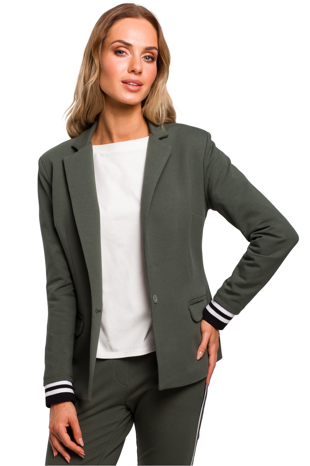 Jacket model 135476 Moe  green