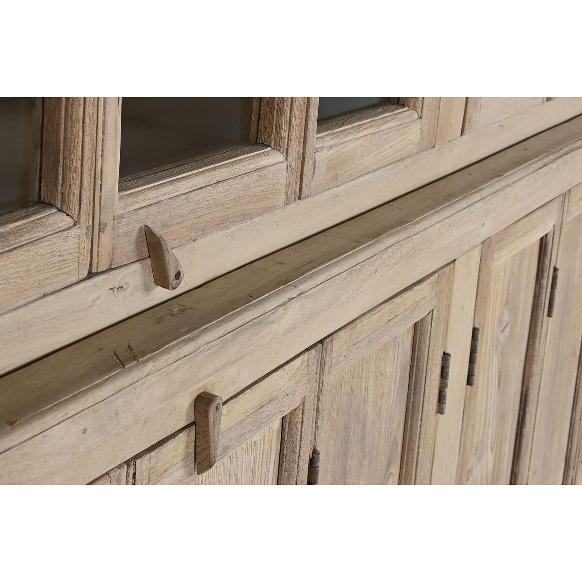 Display Stand Home ESPRIT Natural Teak Mango wood 266 x 46 x 251 cm