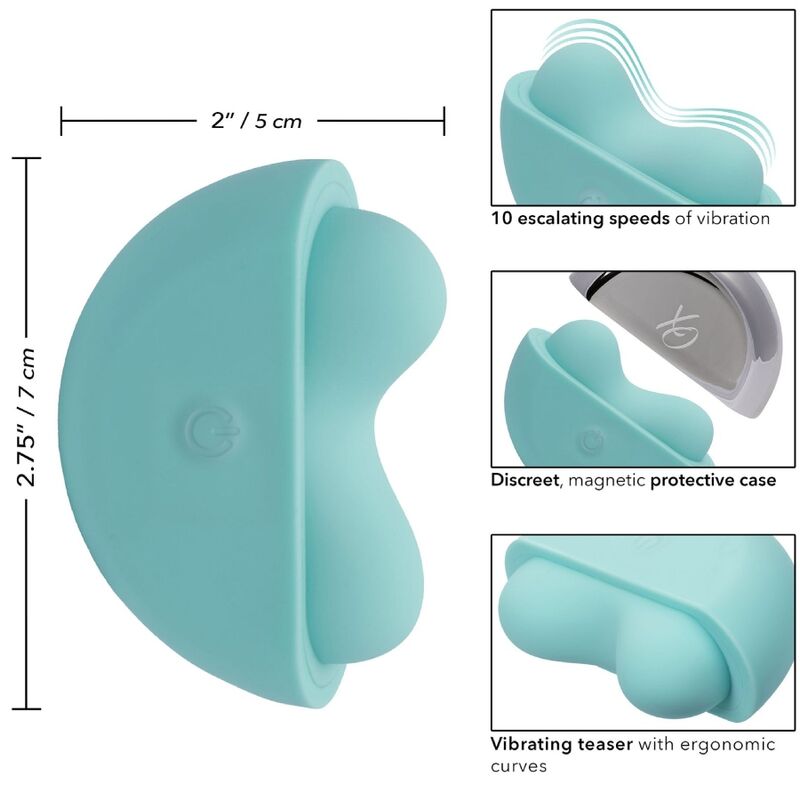 CALIFORNIA EXOTICS - OVATION APPLAUSE STIMULATOR AQUA GREEN CALIFORNIA EXOTICS - OVATION APPLAUSE STIMULATOR AQUA GREEN